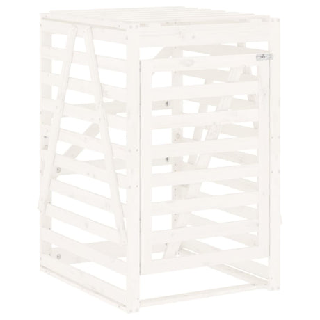Pojemnik do przechowywania Vidaxx 84x90x128,5 cm z litego drewna sosnowego w kolorze białym