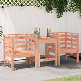 Vidaxl tuinstoelen 2 st 61,5x53x71 cm massief douglashout