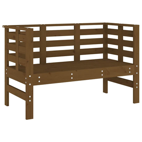 Vidaxl tuinbankje 111,5x53x71 cm massief grenenhout honingbruin