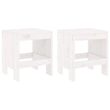 Vidaxl tuinkrukken 2 st 40x36x45 cm massief grenenhout wit