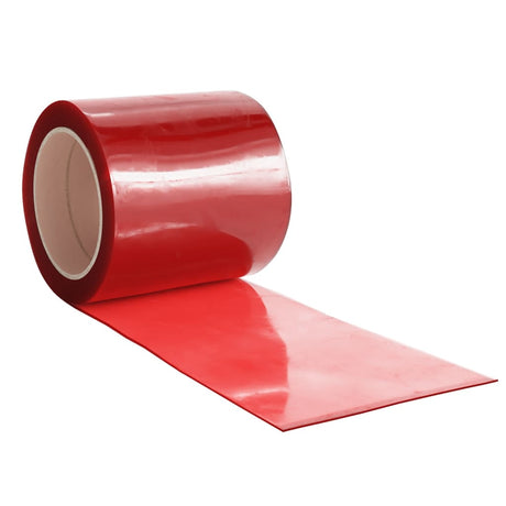 Kurtyna drzwiowa VidaXL 200x1,6 mm 10 m PVC czerwona