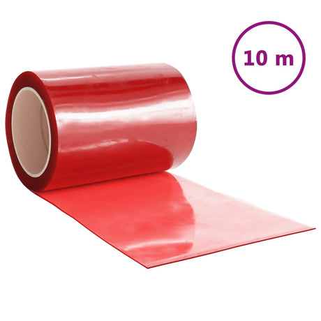 Kurtyna drzwiowa Vidaxx 300x2,6 mm 10 m PVC czerwona