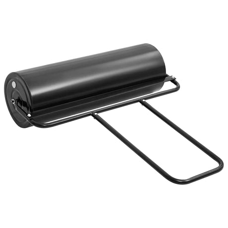 Walec do trawnika Vidaxl pchany model 63 l, żelazo i stal, kolor czarny