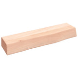 Vidaxl wandschap 40x10x6 cm onbehandeld massief eikenhout