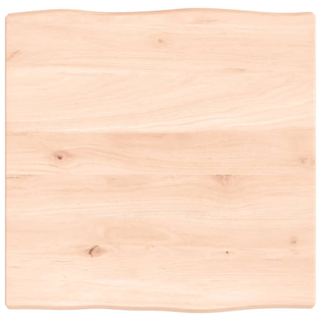 Vidaxl tafelblad natuurlijke rand 40x40x2 cm massief eikenhout