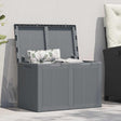 Vidaxl tuinbox 180 l pp rattan grijs