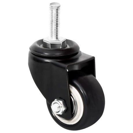 Koła Vidaxx do donicy 4 szt. 8x3,5x8 cm, żelazo czarne