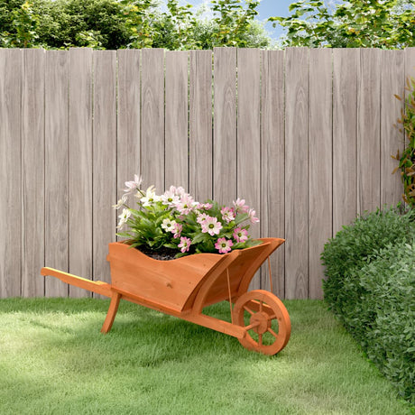 Taczka do sadzenia Vidaxx 128x45,5x43 cm z litego drewna sosnowego