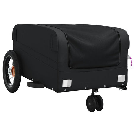 Przyczepka rowerowa VidaXL 30 kg, żelazo czarna