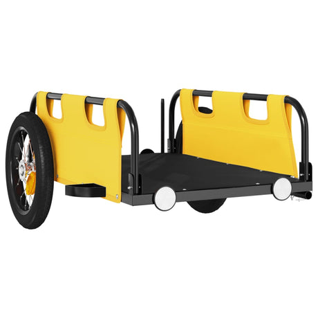 Vidaxl Rower Trailer Oxford Fabric i Żelazny żółty