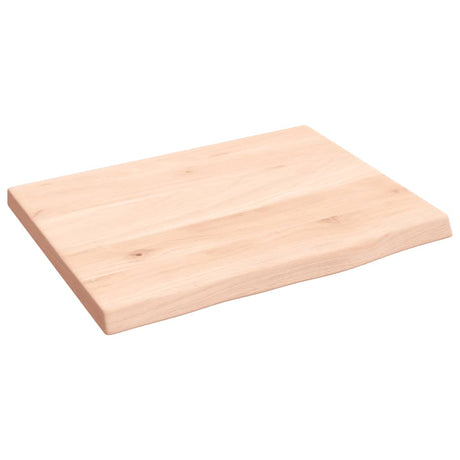 Blat umywalki Vidaxx 40x30x2 cm z litego drewna, surowego