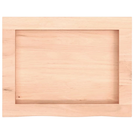 Blat umywalki Vidaxx 40x30x (2-4) cm, nieobrobione lite drewno
