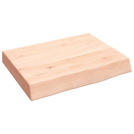 Blat umywalki Vidaxx 40x30x (2-6) cm, nieobrobione lite drewno