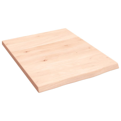 Blat umywalki Vidaxx 40x50x2 cm z litego drewna, surowego