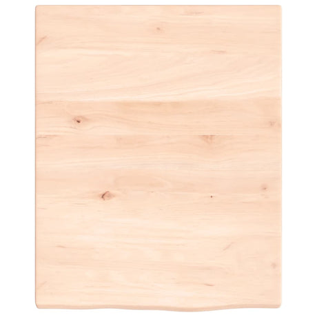 Blat umywalki Vidaxx 40x50x2 cm z litego drewna, surowego