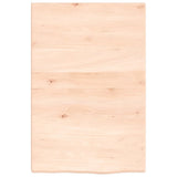 Blat umywalki Vidaxx 40x60x2 cm z litego drewna, surowego
