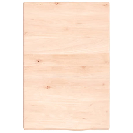 Blat umywalki Vidaxx 40x60x2 cm z litego drewna, surowego