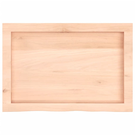 Blat umywalki Vidaxx 60x40x (2-4) cm z litego drewna, surowego