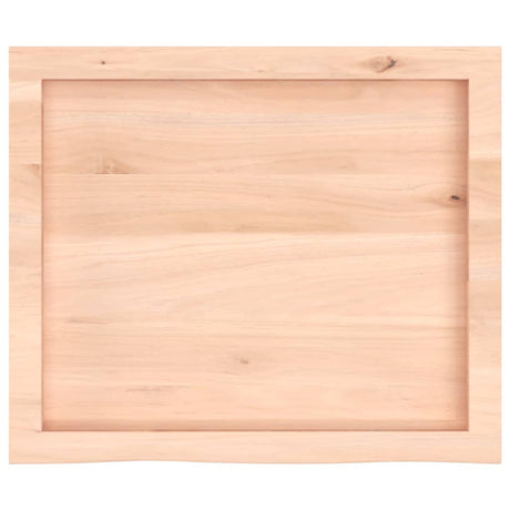 Blat umywalki Vidaxx 60x50x (2-4) cm z litego drewna, surowego