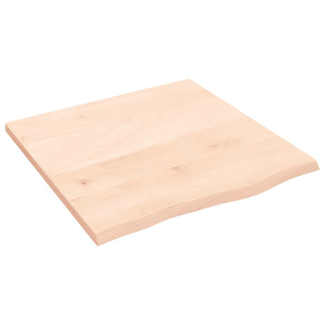 Blat umywalki Vidaxx 60x60x2 cm z litego drewna, surowego