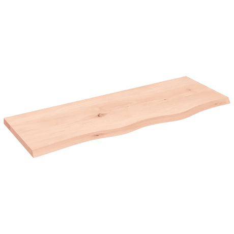 Blat umywalki Vidaxx 80x30x2 cm z litego drewna, surowego