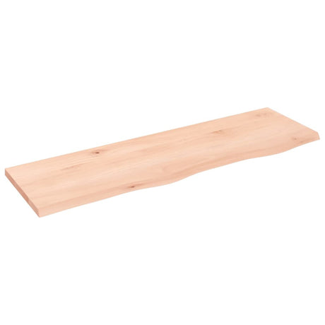 Blat umywalki Vidaxx 100x30x2 cm z litego drewna, surowego
