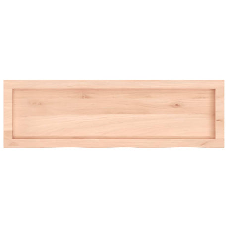 Blat umywalki Vidaxx 100x30x (2-6) cm z litego drewna, surowego