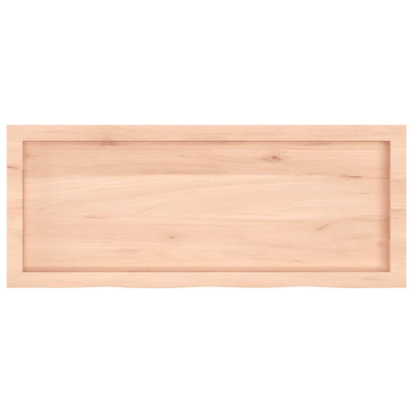 Blat umywalki Vidaxx 100x40x (2-4) cm, nieobrobione lite drewno