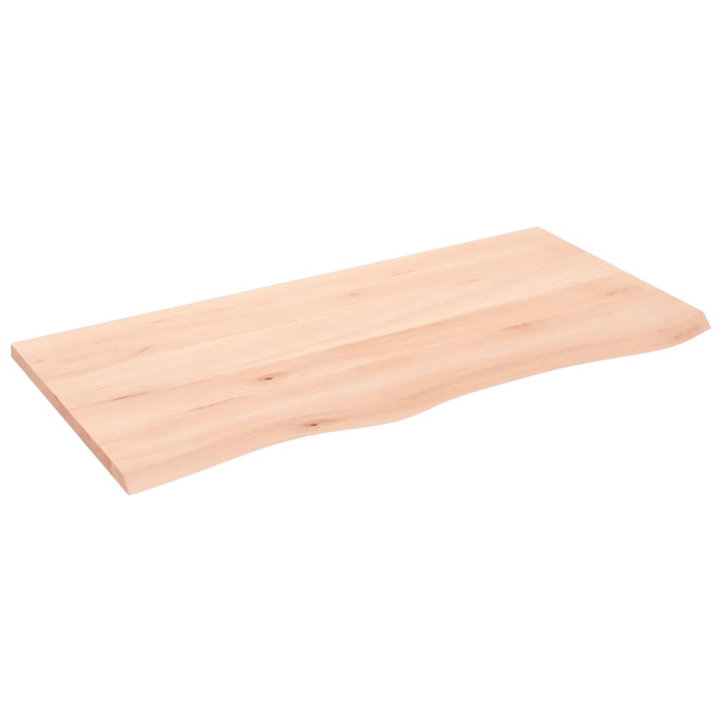 Blat umywalki Vidaxx 100x50x2 cm z litego drewna, surowego
