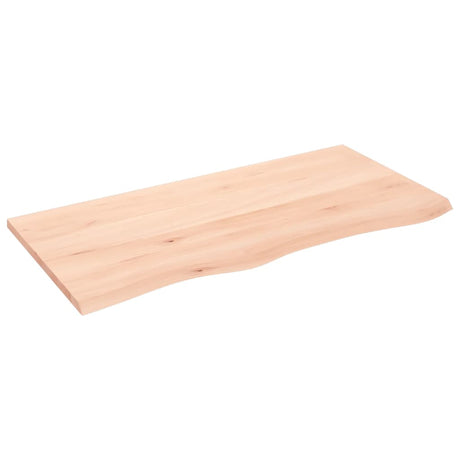 Blat umywalki Vidaxx 100x50x2 cm z litego drewna, surowego
