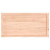Blat umywalki Vidaxx 100x50x (2-6) cm, nieobrobione lite drewno
