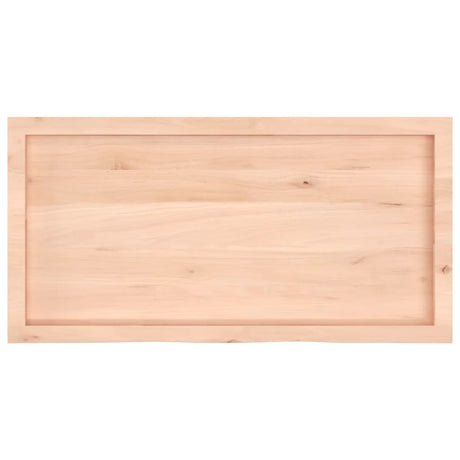 Blat umywalki Vidaxx 100x50x (2-6) cm, nieobrobione lite drewno