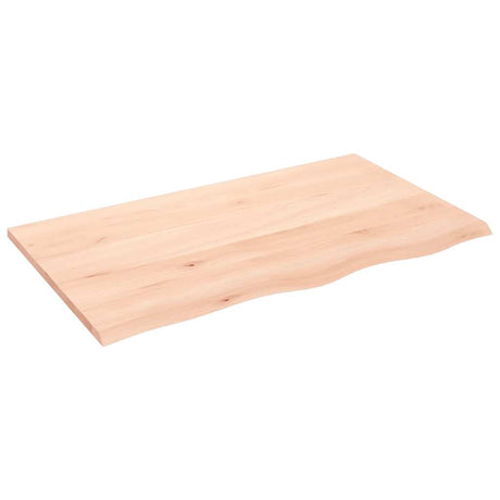 Blat umywalki Vidaxx 100x60x2 cm z litego drewna, surowego