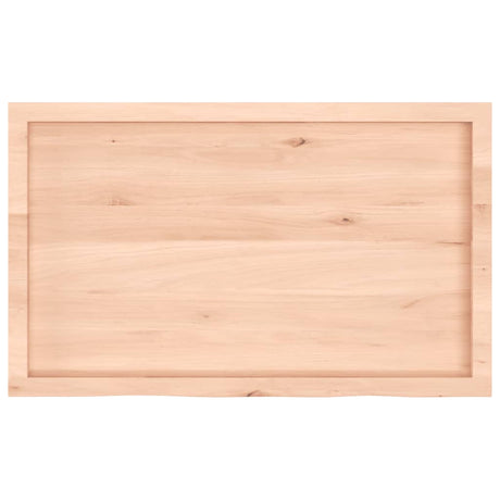 Blat umywalki Vidaxx 100x60x (2-4) cm z litego drewna, surowego