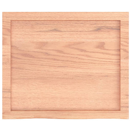 Blat umywalki Vidaxx 60x50x (2-6) cm z litego drewna impregnowanego w kolorze jasnobrązowym