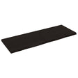 Vidaxl tafelblad 140x50x(2-4)cm behandeld eikenhout donkerbruin
