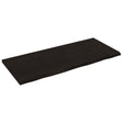 Vidaxl tafelblad 140x60x(2-4)cm behandeld eikenhout donkerbruin