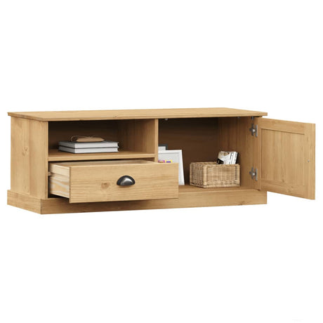 Vidaxl tv-meubel vigo 106x40x40 cm massief grenenhout