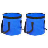 Vidaxl Emmers 2 szt. Składanie 20 L PVC Blue