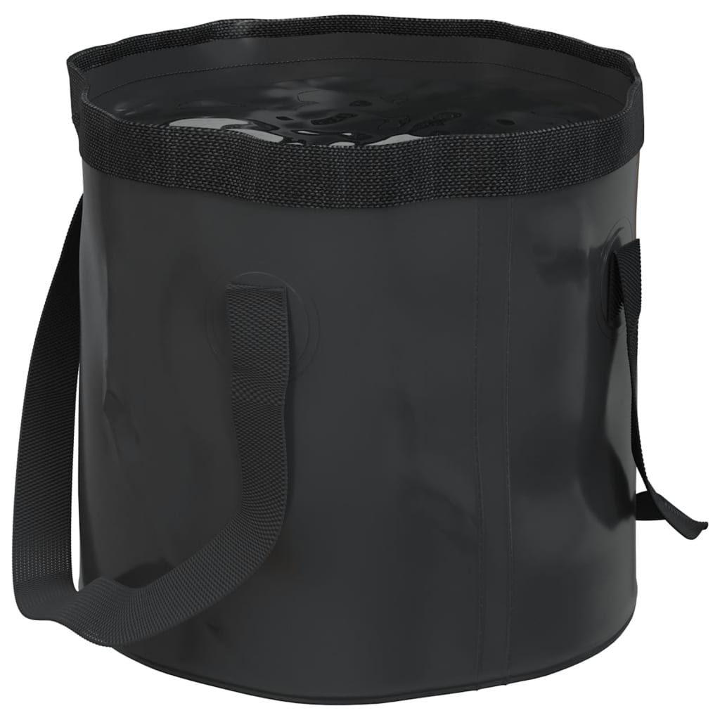 Vidaxl Emmers 2 PCS składane 20 L PVC Czarne