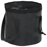 Vidaxl Emmers 2 PCS składane 20 L PVC Czarne