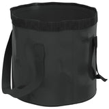 Vidaxl Emmers 2 PCS składane 20 L PVC Czarne