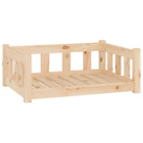 Kosz dla psów vidaxl 75.5x55.5x28 cm stałą sosn