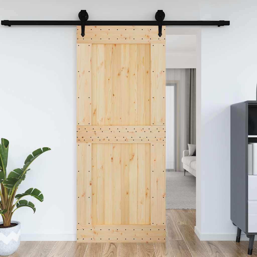 Drzwi Vidaxx Narvik 95x210 cm z litego drewna sosnowego
