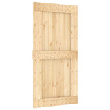 VidaXL Drzwi NARVIK 100x210 cm z litego drewna sosnowego