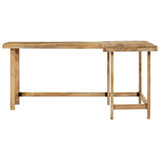 Vidaxl bureau 165x110x75 cm massief mangohout