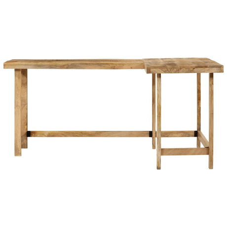 Vidaxl bureau 165x110x75 cm massief mangohout