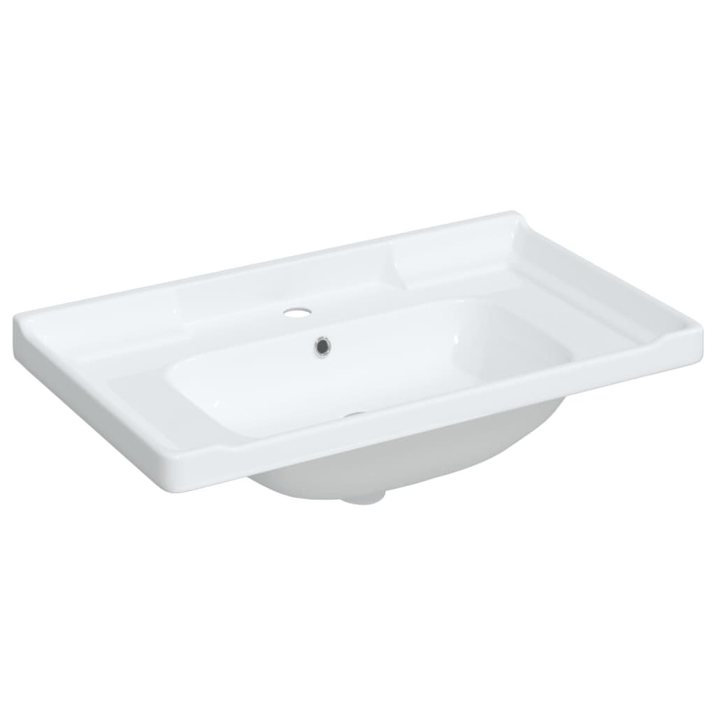 Umywalka prostokątna Vidaxx 81x48x23 cm ceramika biała