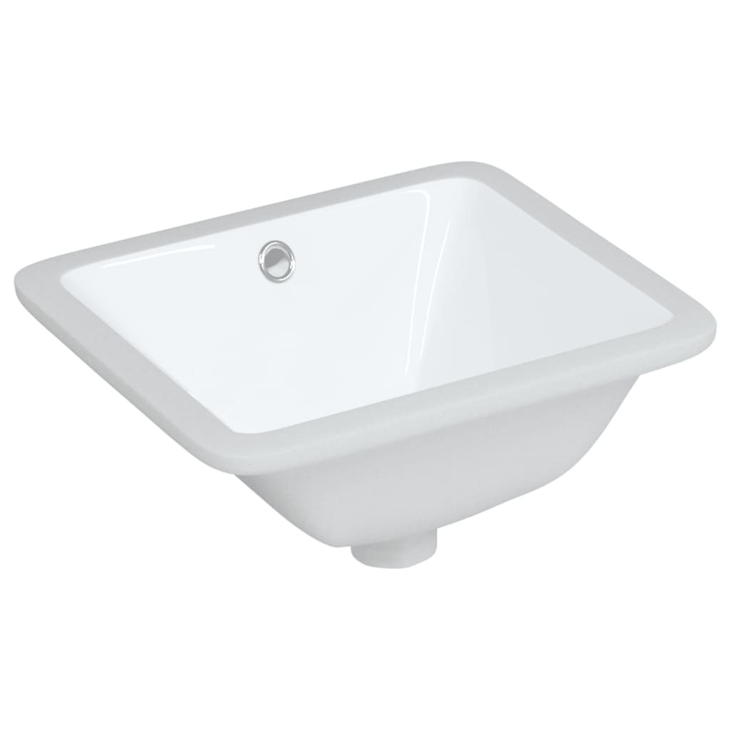 Umywalka prostokątna Vidaxx 36,5x32x15,5 cm ceramika biała