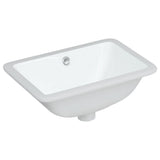 Umywalka prostokątna Vidaxx 41,5x26x18,5 cm ceramika biała